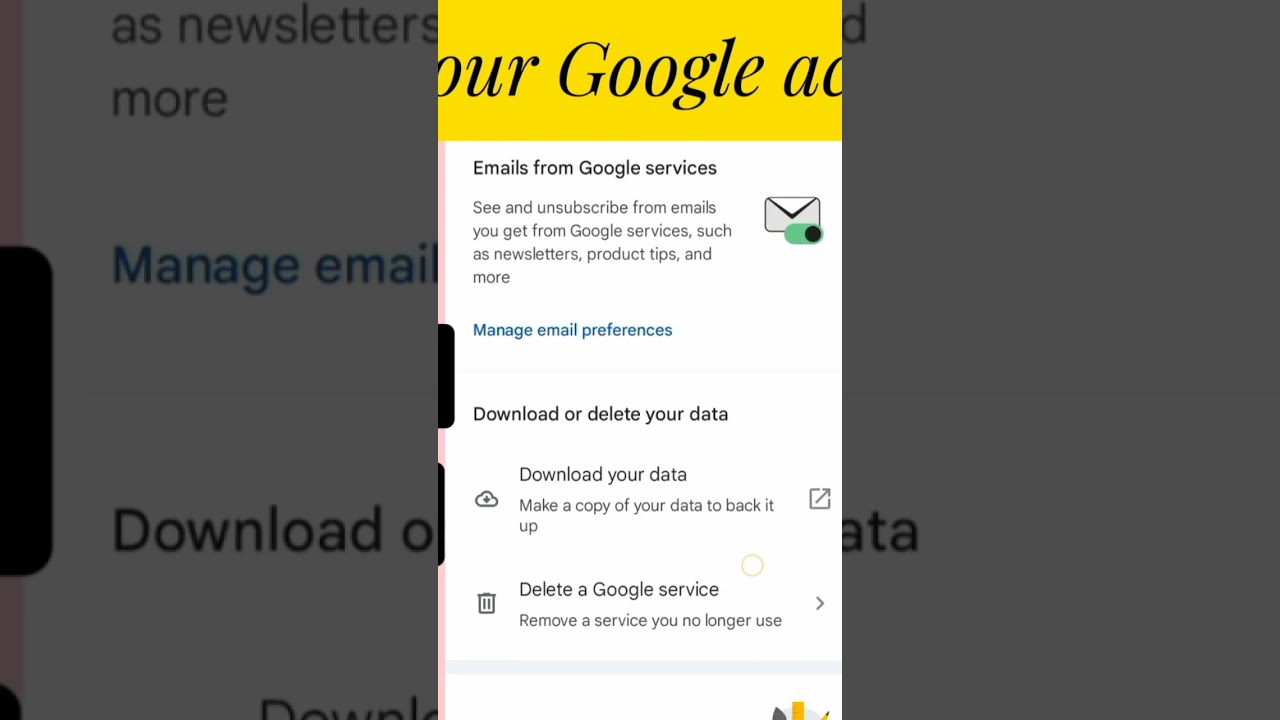 Delete your Google account id Delete your Google account id