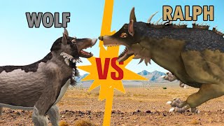 Giant Wolf Vs Ralph Spore