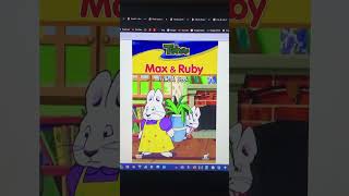 My Custom Max & Ruby Dvd.