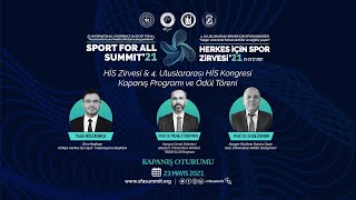 Kapaniş Programi Ve Ödül Töreni̇ Hi̇s Zi̇rvesi̇21 13. Oturum 23 Mayis 2021