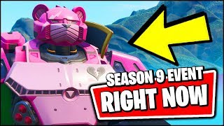 FORTNITE SEASON 9 BIGGEST EVENT *RIGHT NOW* - THE ROBOT IS FULLY BUILT AND READY TO BATTLE