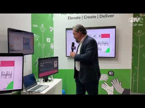 ISE 2022: DTEN Demos Two Applications for DTEN ME – Virtual Receptionist and Workspace Reservations