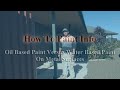 How To Paint Metal - Oil based paint versus water based paint