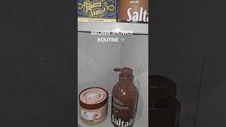 Brown Shower Routine