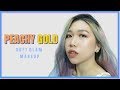 PEACHY-GOLD Soft Glam Makeup || Inspired by Tasya Farasya