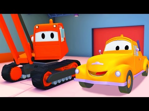 Xe Cần Cẩu Phá Công Trình Và Tom - Chiếc xe tải kéo | Phim hoạt hình 🚚