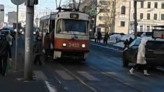 Видео Трамвай Татра(Т3) маршрутом #39, в Москве, на Садовническом проезде. от VladoS_20M, Садовнический проезд, Москва, Россия