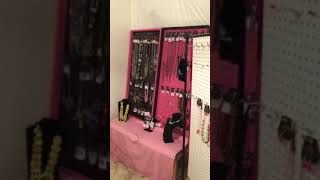 My setup for selling Paparazzi Jewelry