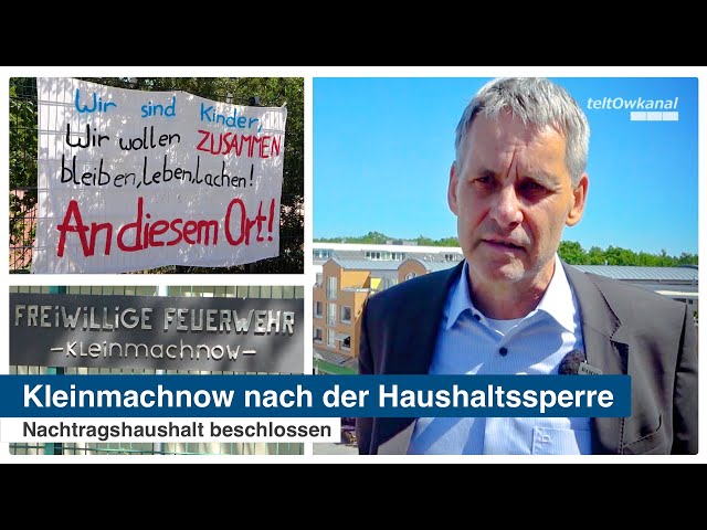 Kleinmachnow nach der Haushaltssperre | Nachtragshaushalt beschlossen