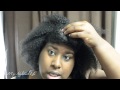 {68} Quick Fix Natural Hair Tutorial: From fUnKy to FUNKY!! ♥ Big Bangs & a Bun!