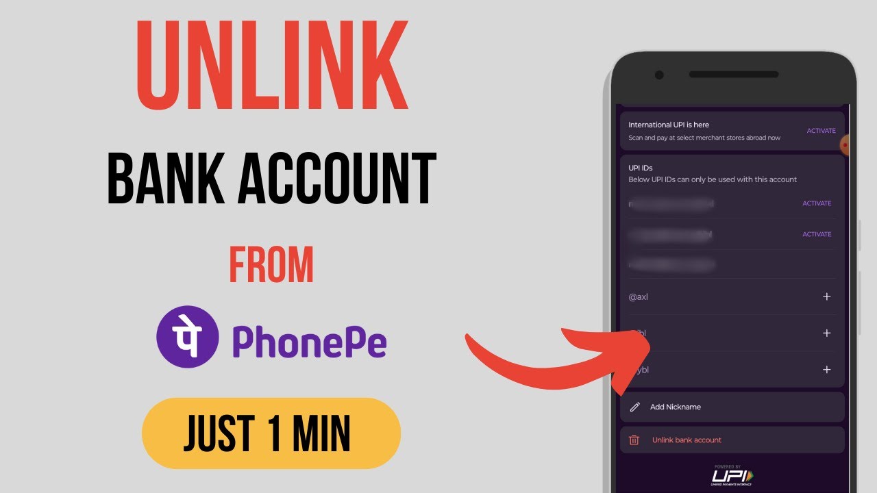 How To Unlink Bank Account From Phonepe | Remove Bank How To Unlink Bank Account From Phonepe | Remove Bank
