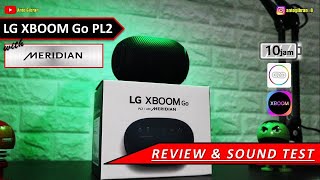 Review & Sound Test Lg Xboom Go Pl2 With Meridian