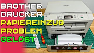 Brother Drucker Papiereinzug Probleme - Brother Laserdrucker Zieht Papier Nicht Ein Brother Dcp-7055