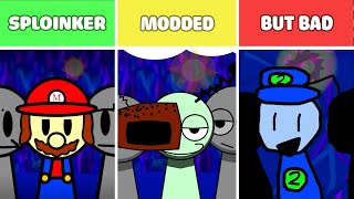 Incredibox Sploinker Vs Sploinker Modded Vs But Bad Normal And Horror Version
