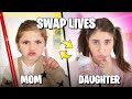 3 Year Old SWAPS LIVES with MOM for a DAY! (bad idea)