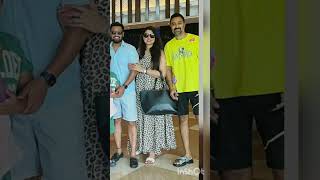 Sneha With Her Husband Prasanna And Their Son And Daughter