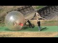 Cass and Kell's ZORB ride