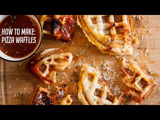 How To Make Pizza Waffles - Video