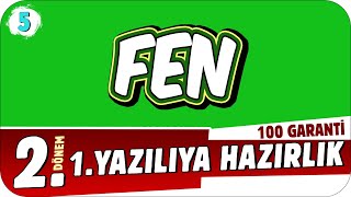 5.Sınıf Fen 2.Dönem 1.Yazılıya Hazırlık 📝 #2023