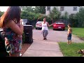 Fat girl jumping rope