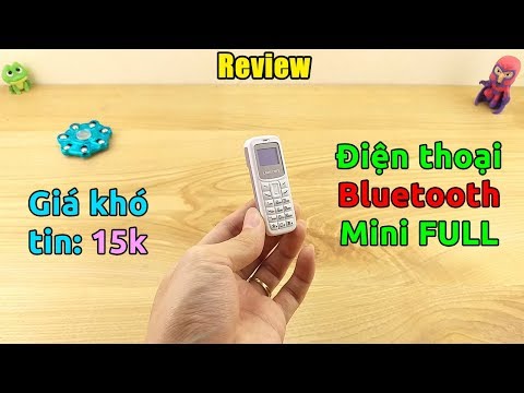 Trên tay điện thoại mini full chức năng giá khó tin 15k trên Lazada