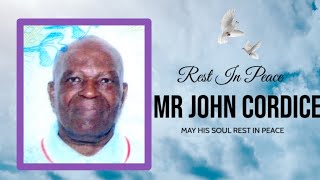 Home Going Service For Mr John Cordice.