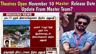 Breaking Tn Theatres Open November 10Th Master Release Date Update From Master Team? Lokesh