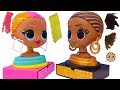 OMG Surprise Styling Hair Style Head with Color Change Makeup Video