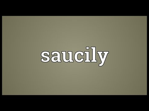 Header of saucily