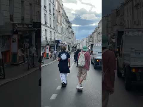 Bombing hills in Paris with Rave