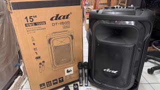 Speaker Portable Bluetooth Dat Dt-1505 X2Led