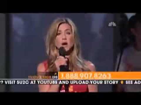 Stand Up To Cancer Jennifer Aniston 