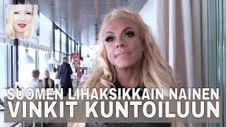 Lihasta ei saa kirjekurssilta, Suomen lihaksikkain nainen, Minna Pajulahti kertoo