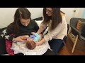 Breastfeeding latch: lip tapping technique