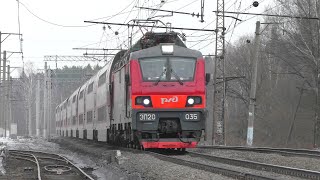 Электровоз Эп20-035 С Поездом № 739 Москва - Брянск