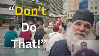 Protestant Street Preacher Hares Orthodox Priest In Public