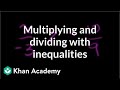 Thumbnail image for Inequalities Using Multiplication and Division