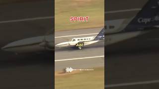 Spirit Pilot Lands On One Wheel