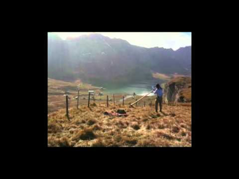 Alphorn on the Bonistock