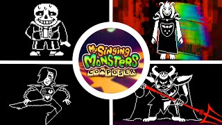 Undertale - All Boss Themes In Msm Composer My Singing Monsters