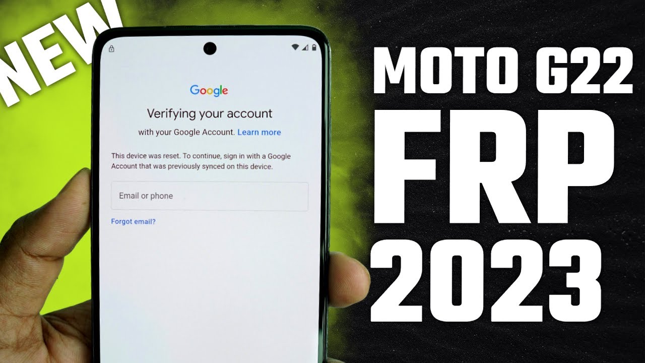 Motorola G22 FRP Bypass Android 12/13 Without PC [ 2023 Motorola G22 FRP Bypass Android 12/13 Without PC [ 2023