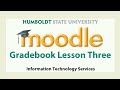 Moodle Gradebook Lesson 3