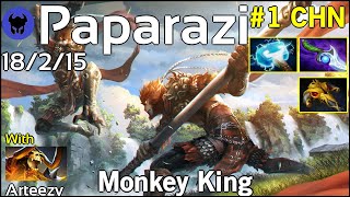 Paparazi plays Monkey King!!! Dota 2 7.21