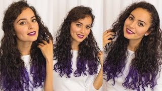 peinados faciles y rapidos para cabello rizado largo