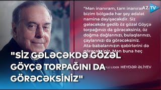 Bizim Bölgədə Hər Şey Ədalət Naminə Dəyişəcəkdir - Ulu Öndər