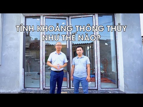 Cách Tính Khoảng Thông Thủy Vào Cung Đẹp Cho Cửa Nhôm Kính