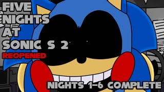 Five Nights At Sonics 2 Reopened Nights 1-6 Complete Fnaf Fan Games 2024