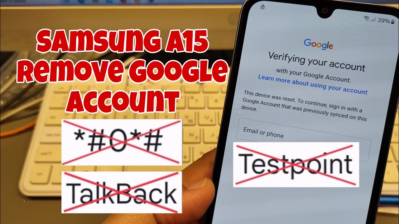 Samsung A15 (SM-A235F), Remove Google Account, Bypass Samsung A15 (SM-A235F), Remove Google Account, Bypass