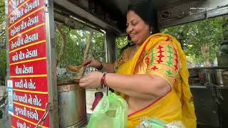 Sweet Aunty Serves Amazing Gujarati Food On Truck Indian Street Food Vadodara Food