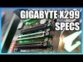 Gigabyte X299 Gaming 9, 7, & 3 Specs & VRM | Computex